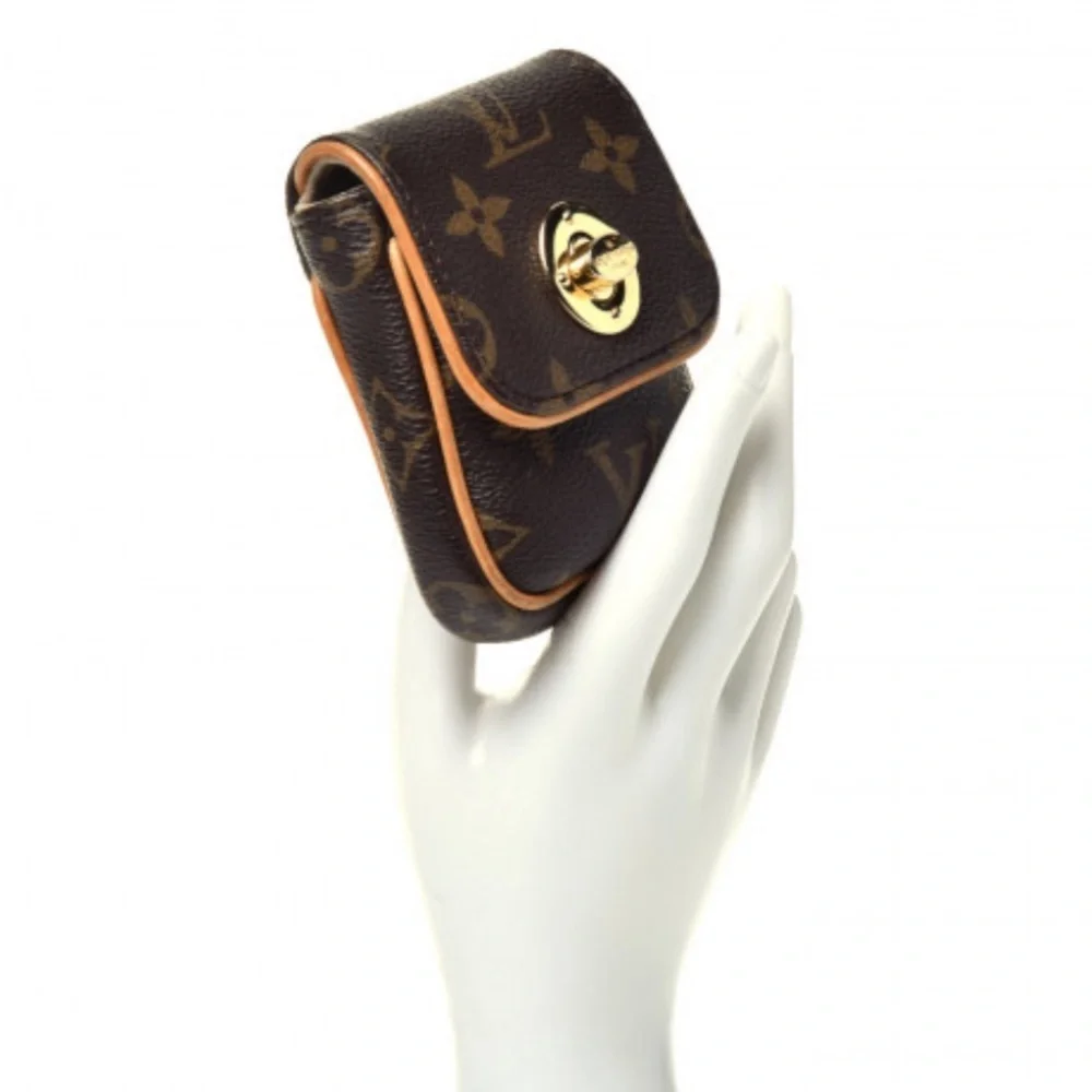 Louis Vuitton Mini Pouch Pochette Key Pouch Turnlock pochette cles LV bag charm - Picture 17 of 17